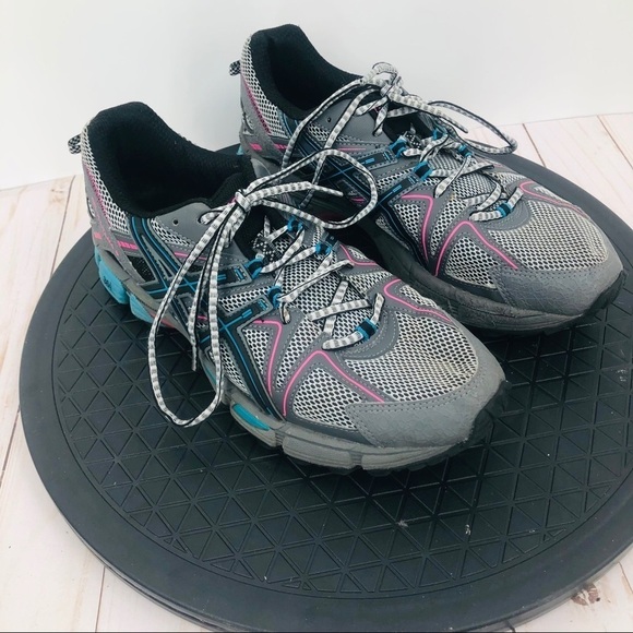 ASICS women’s Athletic gray gym shoes 10 - Picture 1 of 12